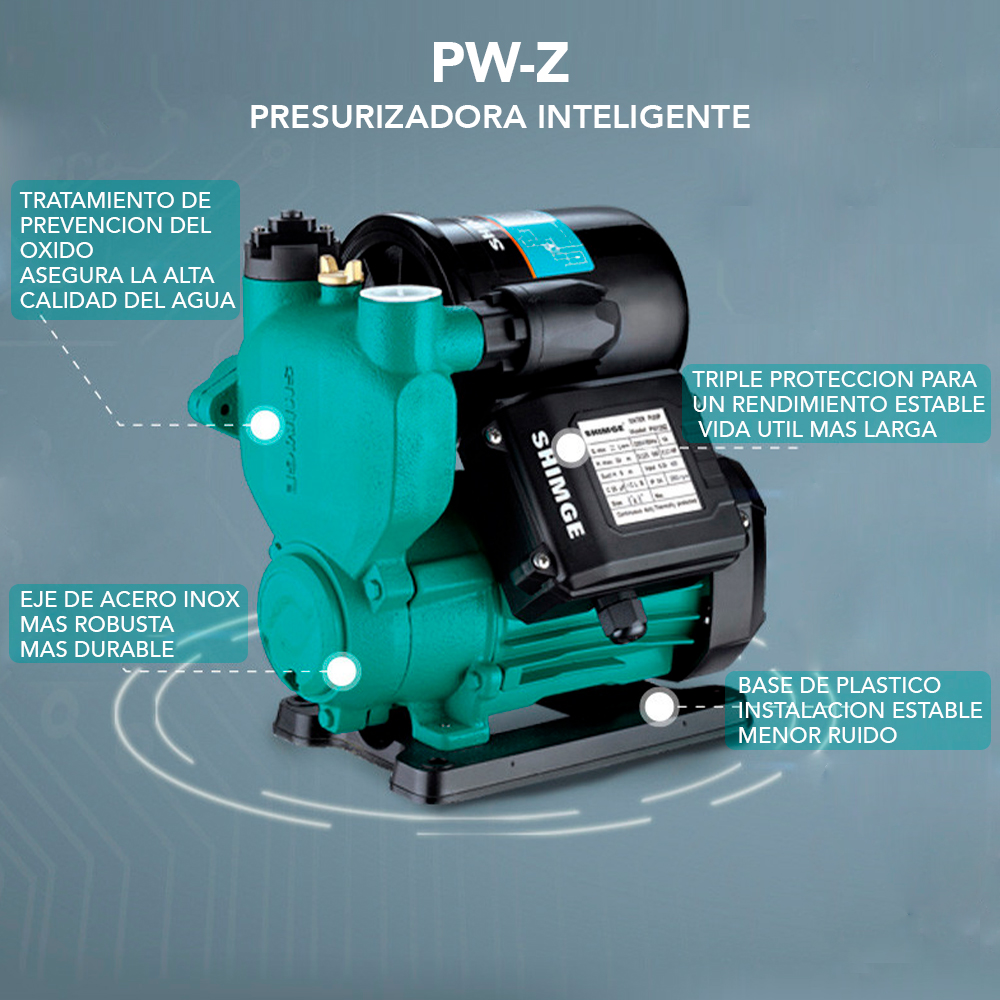 Presurizadora Inteligente | 3/4HP - PW550Z - Image 5